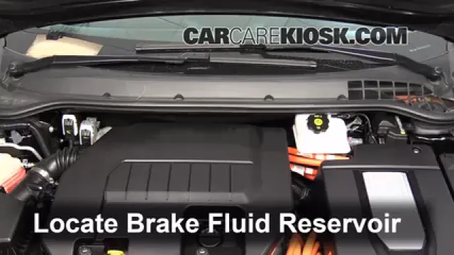 2013 Chevrolet Volt 1.4L 4 Cyl. Liquide de frein Ajouter du liquide